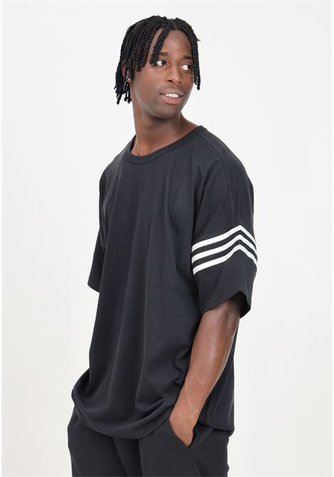 T-shirt a manica corta NEUCLASSICS nera da uomo ADIDAS ORIGINALS | IW0972.